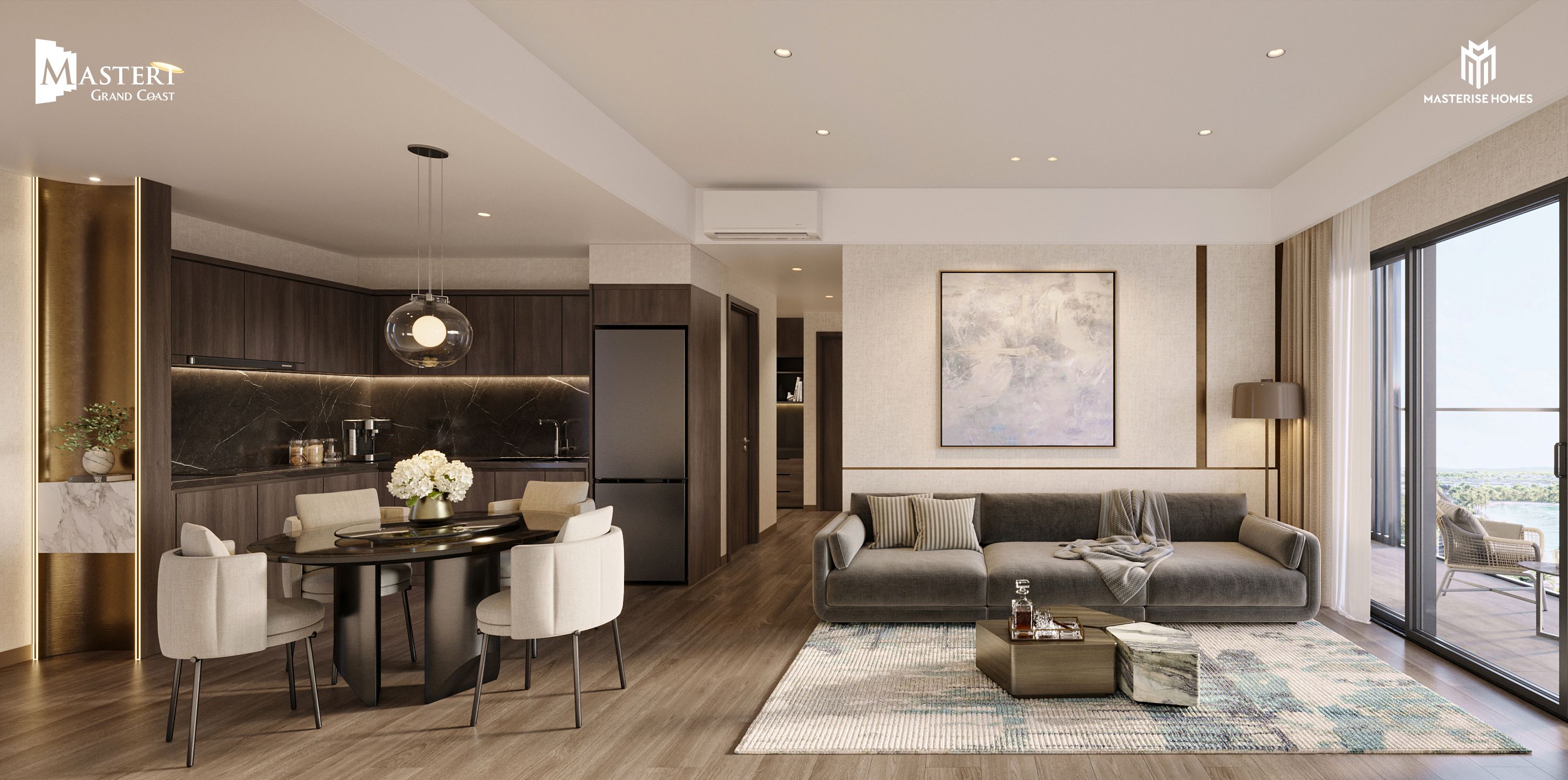 Bán căn góc Duplex DT: 94.8m2 ban công Tây Nam view toàn cảnh Masteri Grand Coast OCP2 Hưng Yên