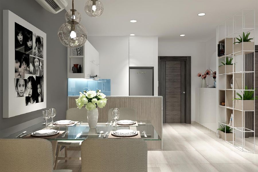 Bán căn hộ HH4 The InterOne Bắc Giang hướng Tây Bắc – 3PN 90m², gần KCN Vân Trung, Quang Châu