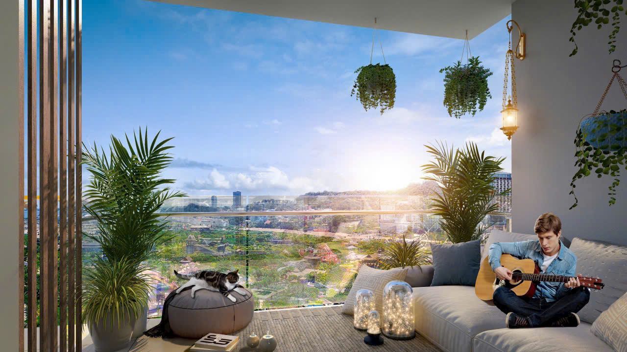 Cho thuê căn hộ Studio Sun Elite City Hạ Long – Hướng Tây, giá cho thuê hợp lý