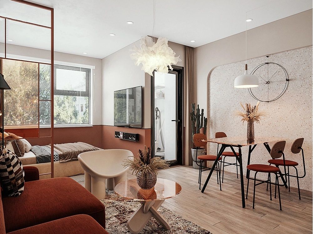 Bán căn hộ Studio ban công Đông Bắc - Nội thất cơ bản CĐT view nội khu Charmora City Sun Nha Trang