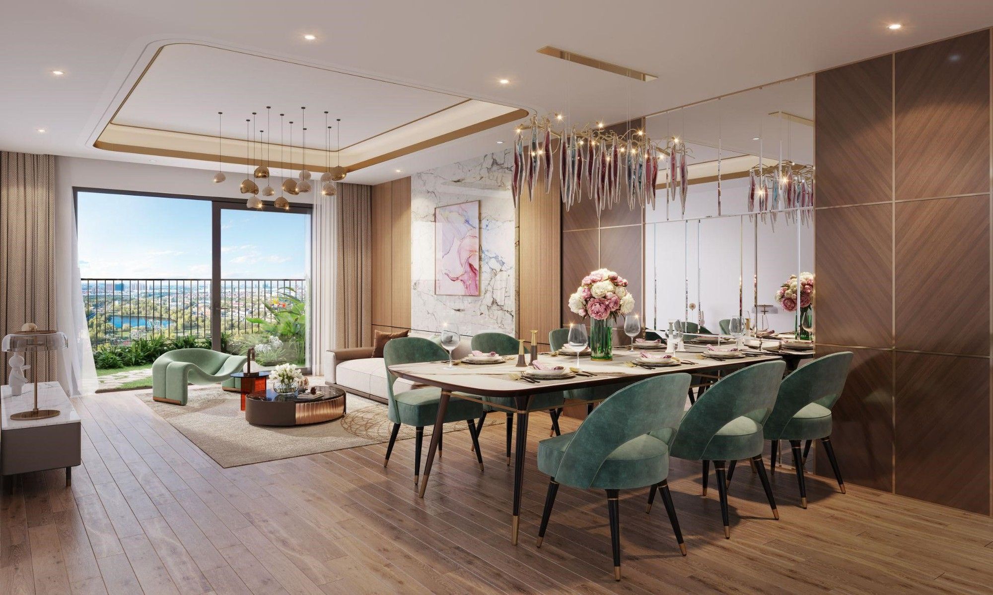 Bán căn hộ Dual Key Sun Centro Town – Hướng Tây Nam, hai không gian sống, giá trị đầu tư cao