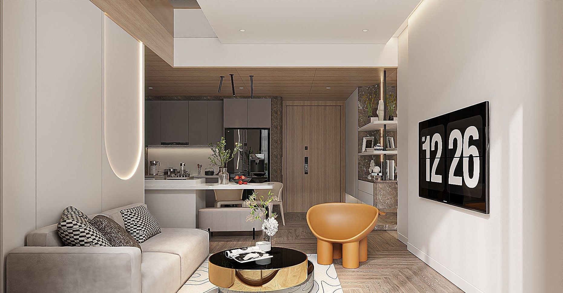 Bán căn hộ 4 phòng ngủ ban công hướng Đông hoàn thiện cơ bản tầng cao view hồ Maison Privee Ciputra