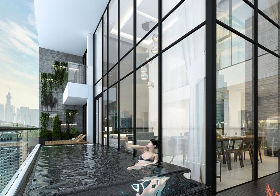 Bán căn góc shophouse chân đế hướng Bắc kính LowE nhìn ra công viên Sunshine River Park Phú Thượng