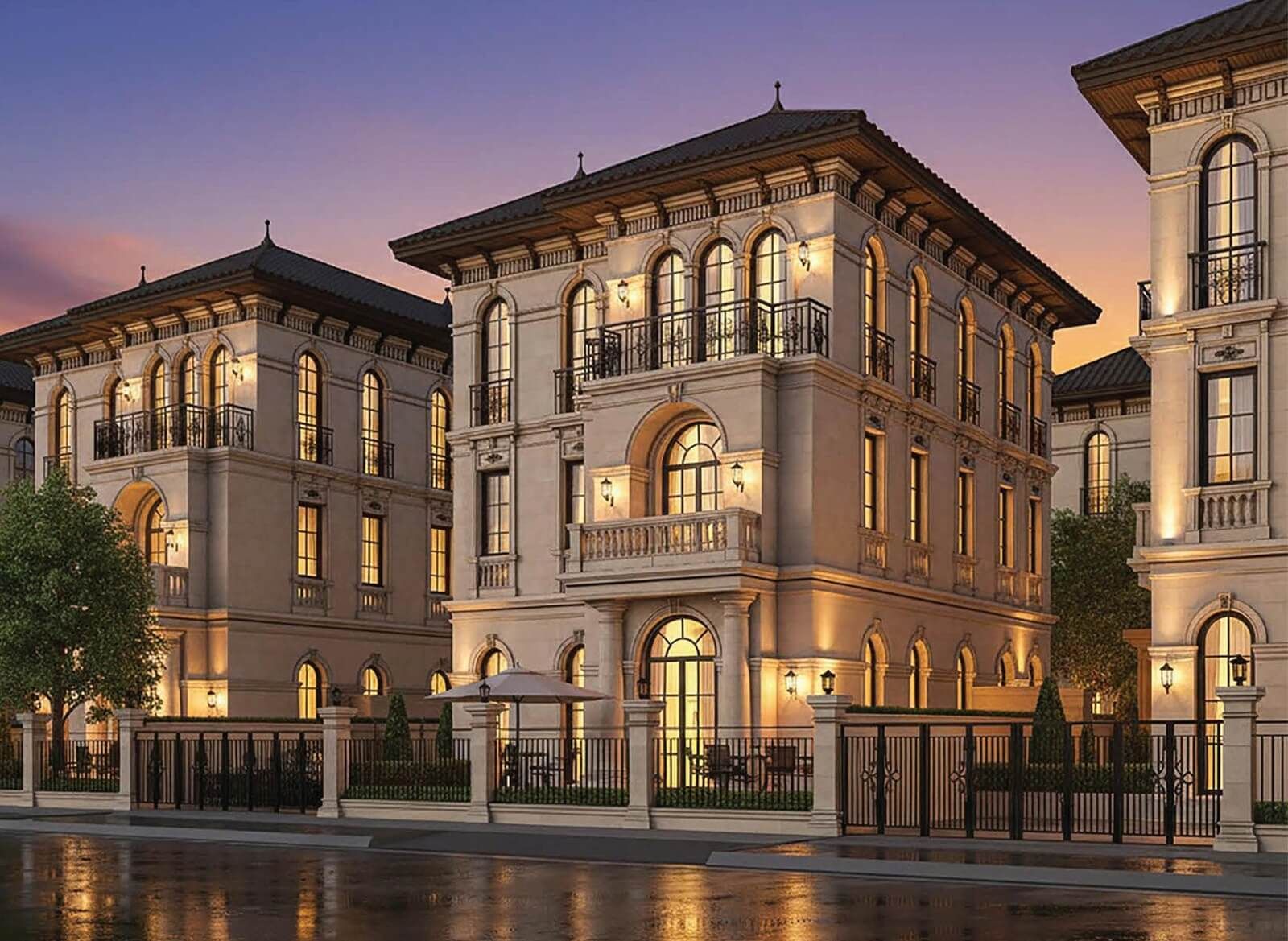 Bán nhà liền kề Tây Bắc gần công viên - Kinh doanh và ở Alluvia Sunshine Marina Văn Giang