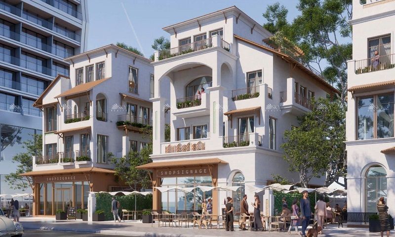 Bán biệt thự song lập Tây Tứ Trạch 3 tầng 1 tum có hầm/bể bơi Lam Ngọc Vinhomes Pearl Bay Nha Trang