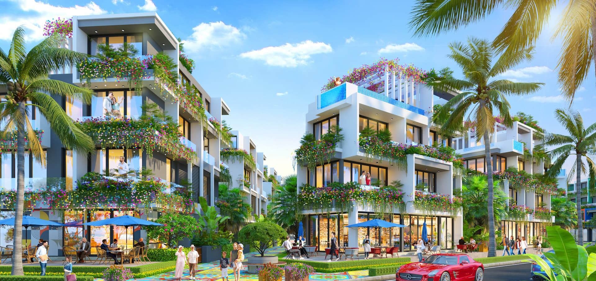 Bán căn góc shophouse 2 mặt thoáng Tây Tứ Trạch - Vị trí đẹp kinh doanh Flamingo Forest City