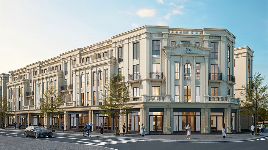 Bán liền kề căn góc chính Nam hoàn thiện mặt ngoài DT: 70m2 đối diện công viên Vinhomes Ngọc Hồi