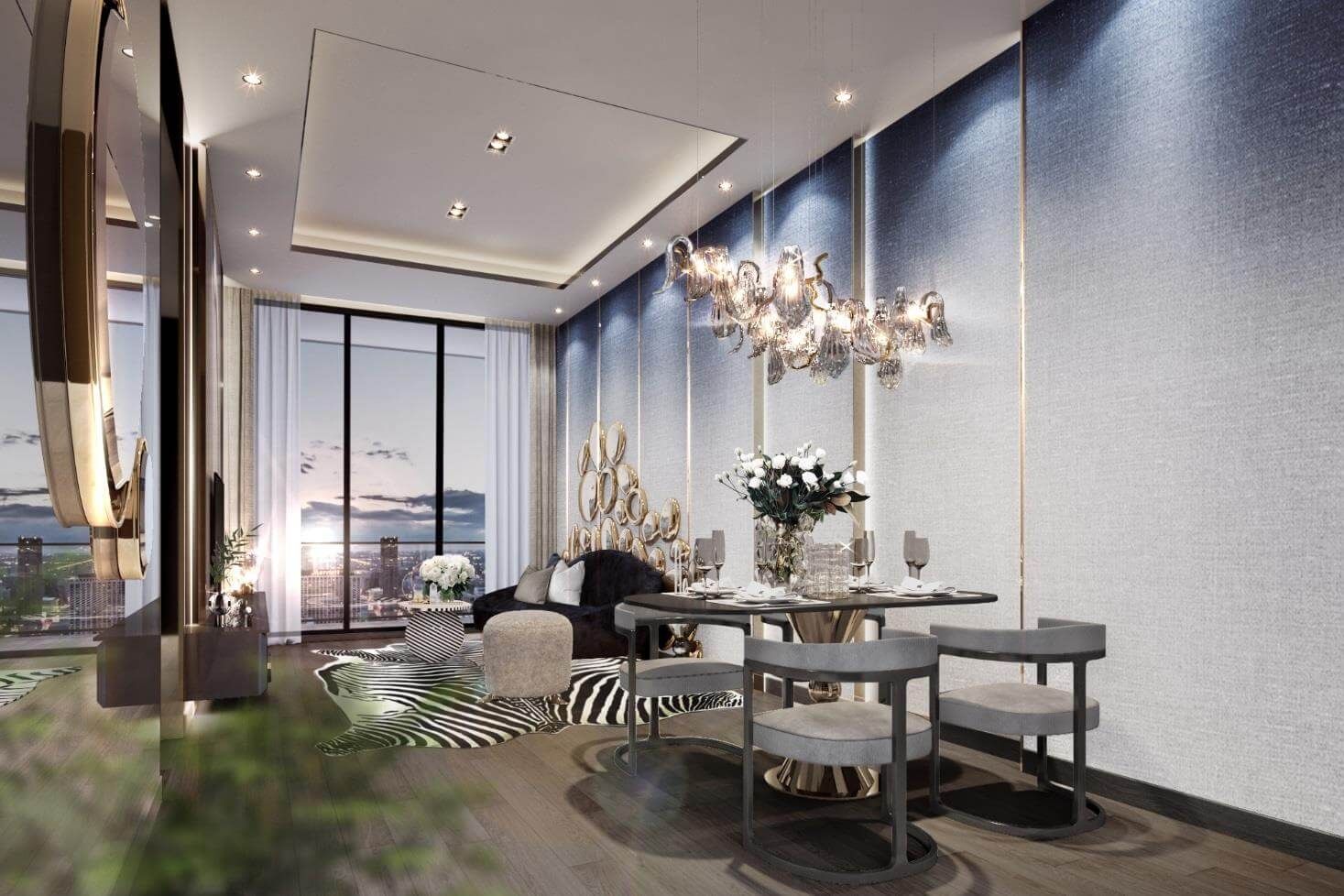 Cho thuê căn góc 4 phòng ngủ tầng cao - Vào ở ngay Maison Privee CapitaLand tại Ciputra