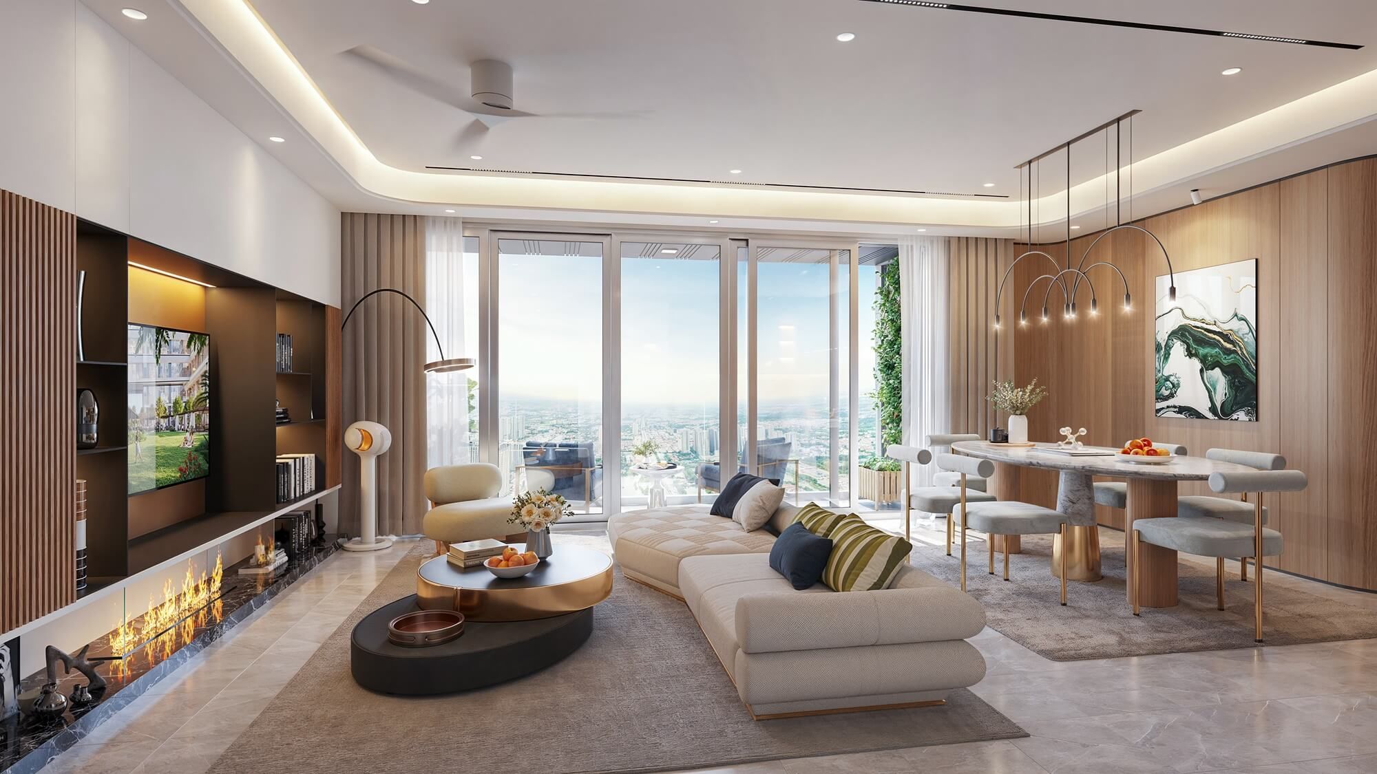 Mua căn Duplex hướng Đông Nam mặt kính LowE hoàn thiện cao cấp Meyhome Rivera Hanoi Hoàng Mai