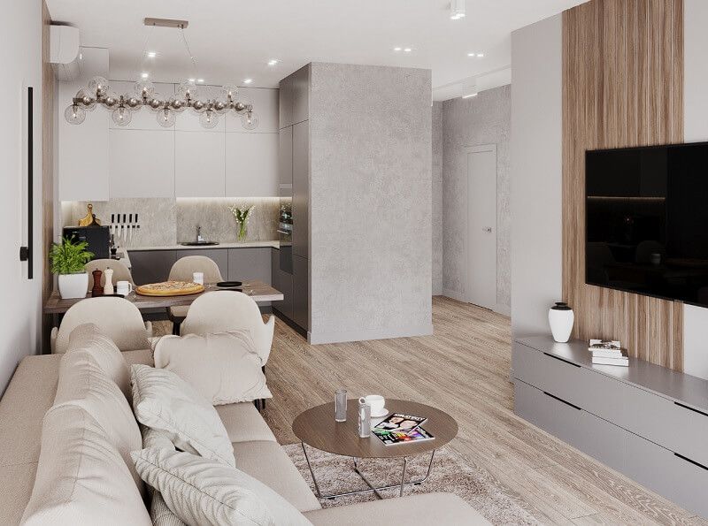 Cho thuê căn hộ Studio Sun Centro Town – Hướng Đông, không gian tối giản, tiện nghi hiện đại