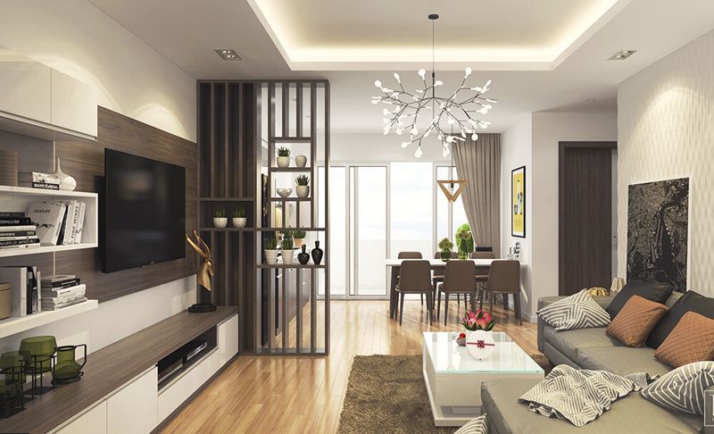 Cho thuê căn hộ 1PN+ The InterOne Bắc Giang 48m² hướng Tây Nam, không đồ, dọn vào ở luôn