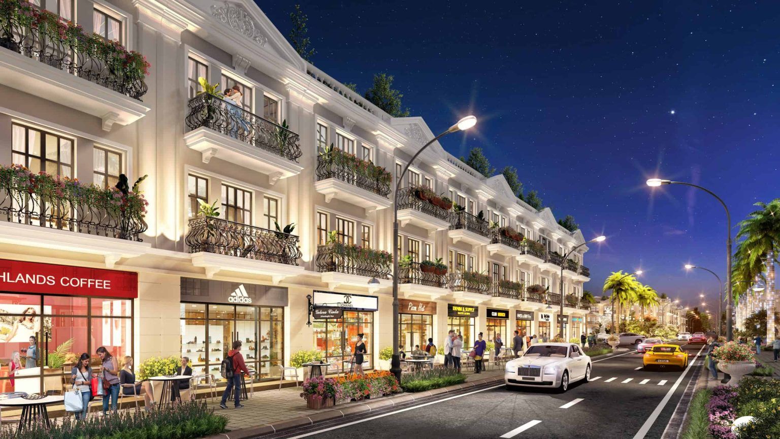 Mua shophouse xẻ khe Tây Bắc - Thiên Đường Xanh 80m2 x 4 tầng xây thô mặt trong Vinhomes Hạ Long