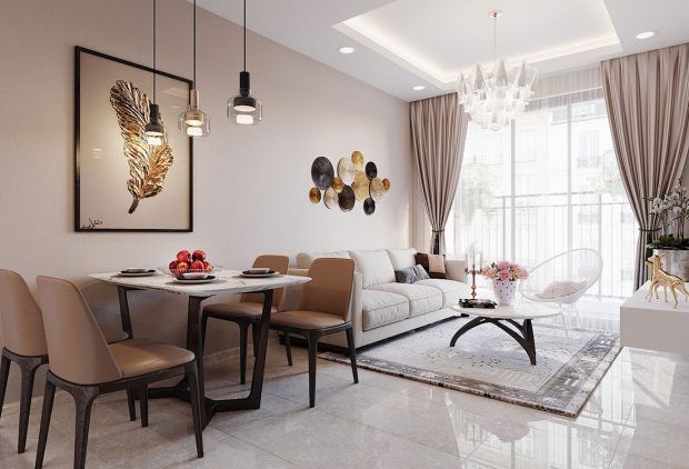 Băn hộ 2 phòng ngủ 86m2 Udic Riverside 2 Vĩnh Tuy 2wc hướng Tây Nam view công viên