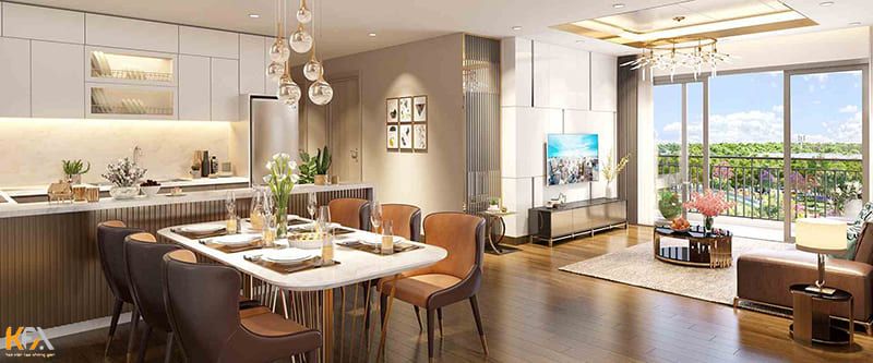 Cần bán căn hộ 3 phòng ngủ chung cư The InterOne Bắc Giang hướng Đông Nam – 90m², đón gió tự nhiên