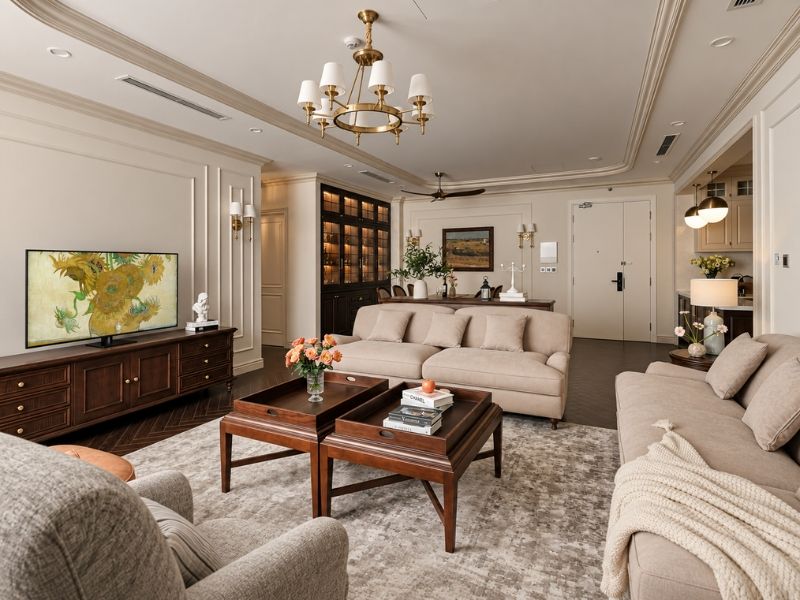 Căn hộ 3pn The Legatus 22 Liễu Giai hướng Tây 119,8m2 view cầu ấn tượng thiết kế 2wc