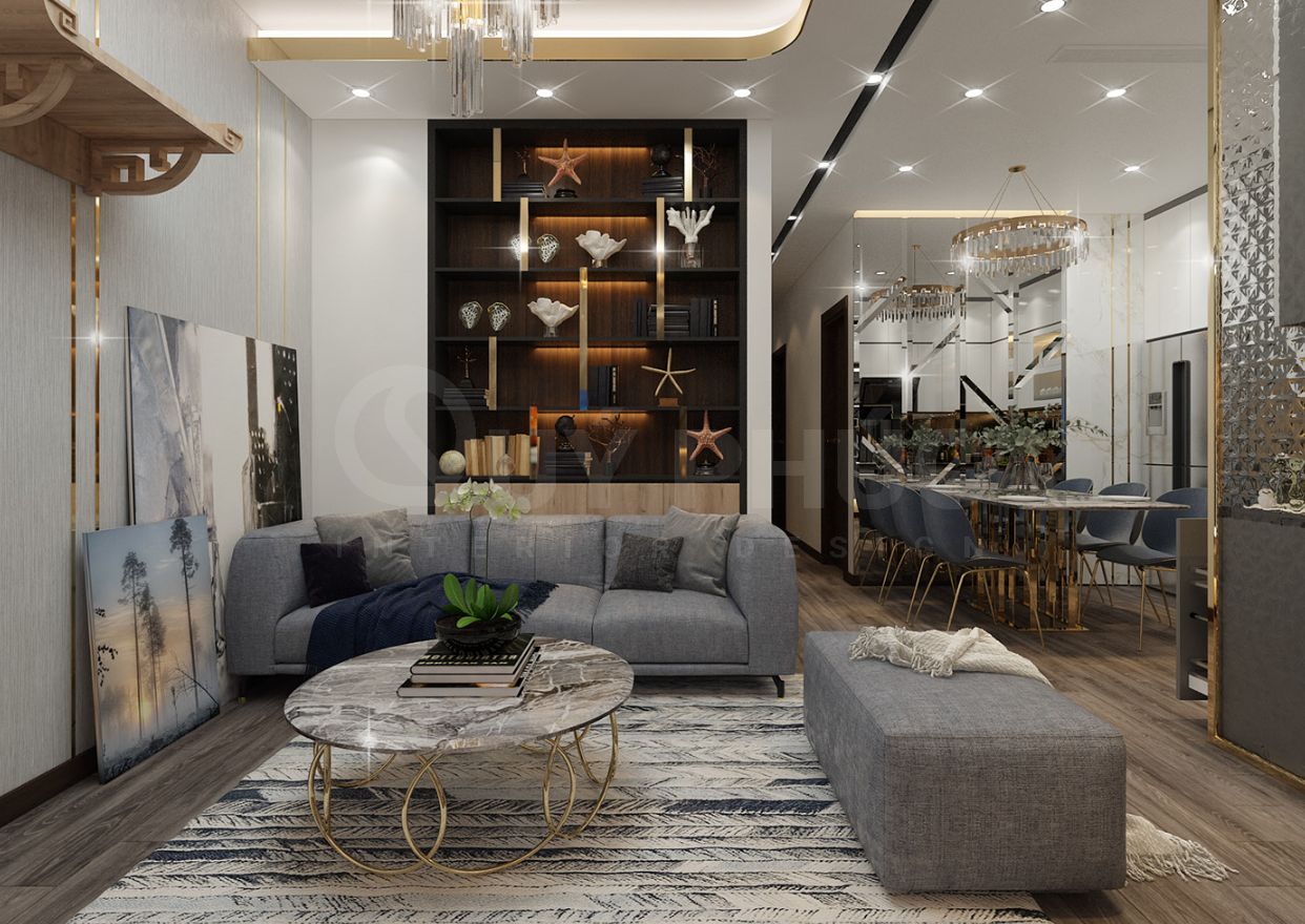 Cho thuê căn hộ 1 phòng ngủ Plus Sun Elite City Hạ Long – Hướng Tây Nam, full nội thất, giá tốt