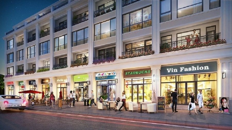 Cần bán shophouse giá tốt ban công hướng Bắc xây 4 tầng kinh doanh thuận lợi Vinhomes Hạ Long Xanh