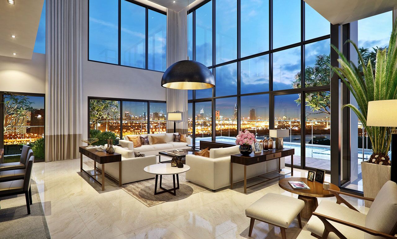 Căn hộ Penthouse The Cityon Imperia Ocean City Hưng Yên hướng Đông Bắc 156,3m2 View công viên xanh
