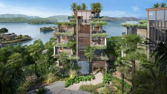 Cần bán căn góc biệt thự ven hồ Tây Bắc bàn giao mặt ngoài 3 tầng 1 tum Flamingo Forest City