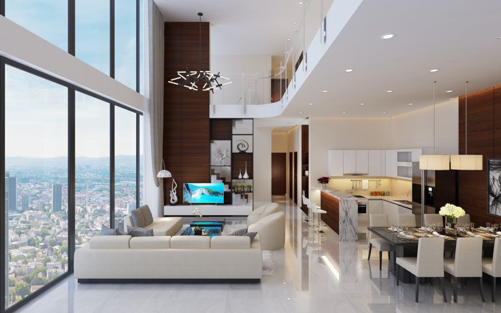 Cho thuê căn hộ Duplex The CityOn Imperia Ocean City Hưng Yên 128m2 thông tầng, ban công Đông Nam