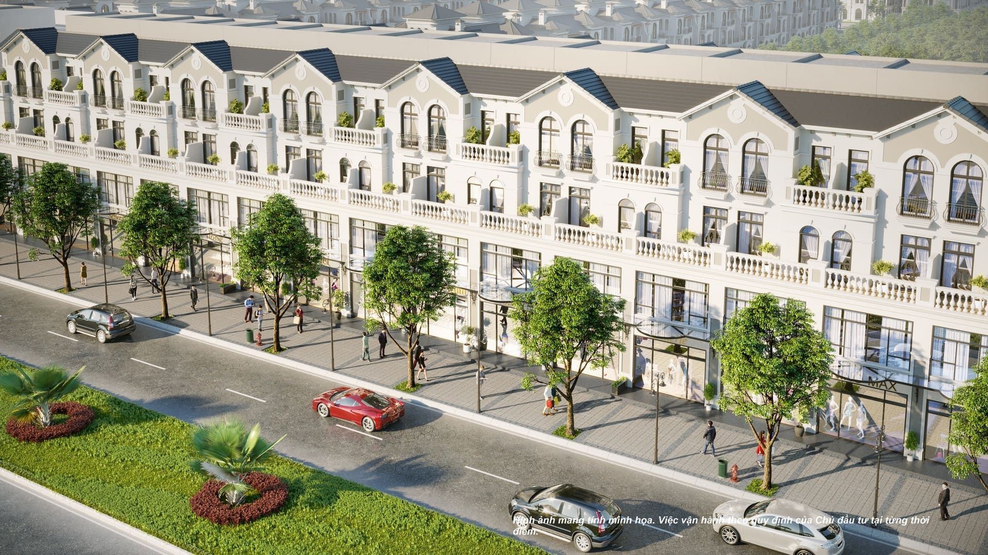 Mua liền kề xẻ khe hướng Đông Nam - DT: 116m2/4 tầng mặt tiền 4m bàn giao ngoài Iconia Lakeside