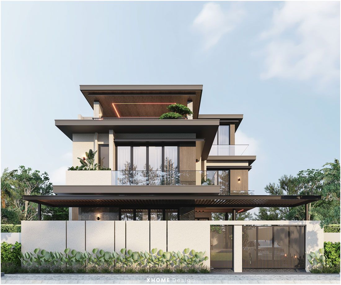 Mua biệt thự đơn lập The Windsor Collection Ciputra hướng Tây xây thô mặt trong view CV trung tâm
