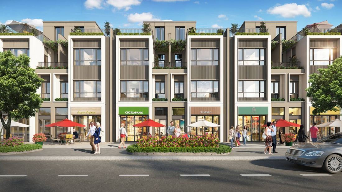 Cần bán shophouse Tây Nam vị trí đẹp kinh doanh - DT: 70m2 x 4 tầng - MT: 4m Sun Group Bắc Ninh