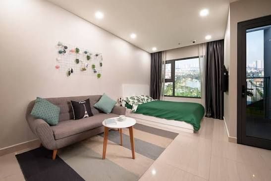 Bán chung cư Studio The Sunrise Bay tầng trung hướng Tây mặt kính LowE Vinhomes Global Gate Hạ Long