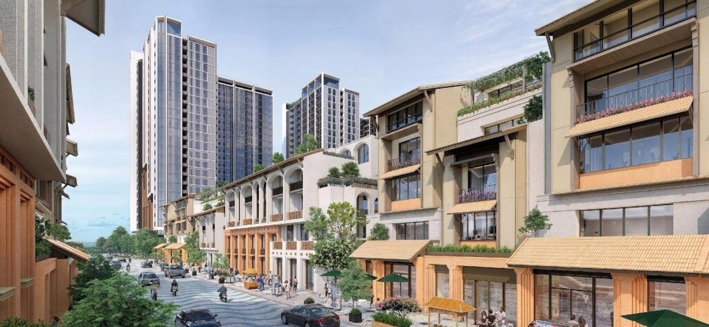 Bán nhà liền kề hướng Đông mặt tiền 4m bàn giao mặt ngoài - Kinh doanh thuận lợi Charmora City