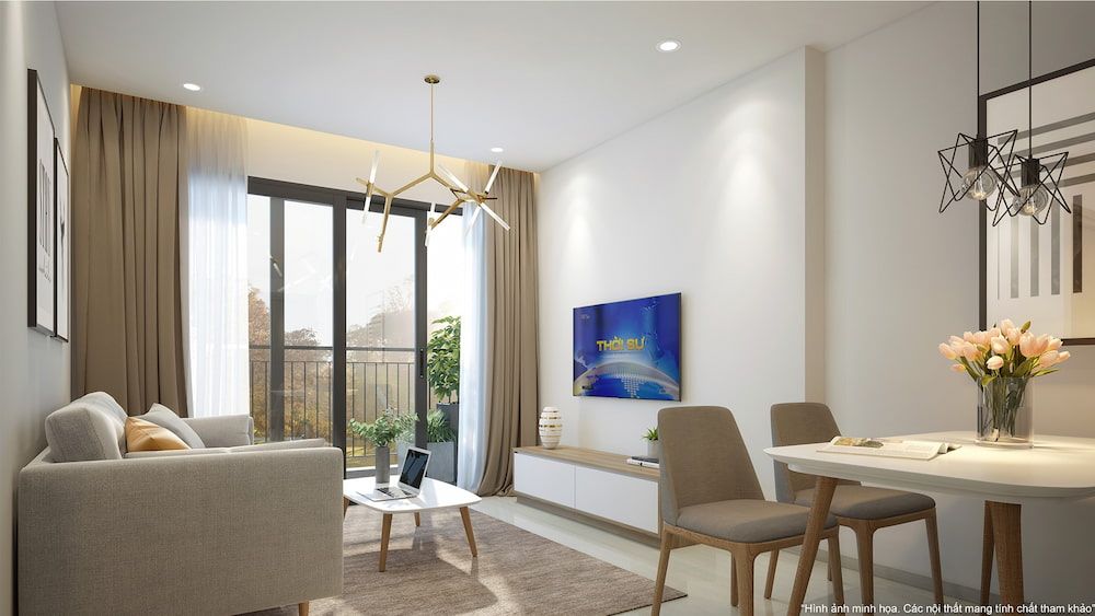 Mua Studio ban công hướng Nam - Nội thất cơ bản nhìn ra công viên The Sunrise Bay Vinhomes Hạ Long