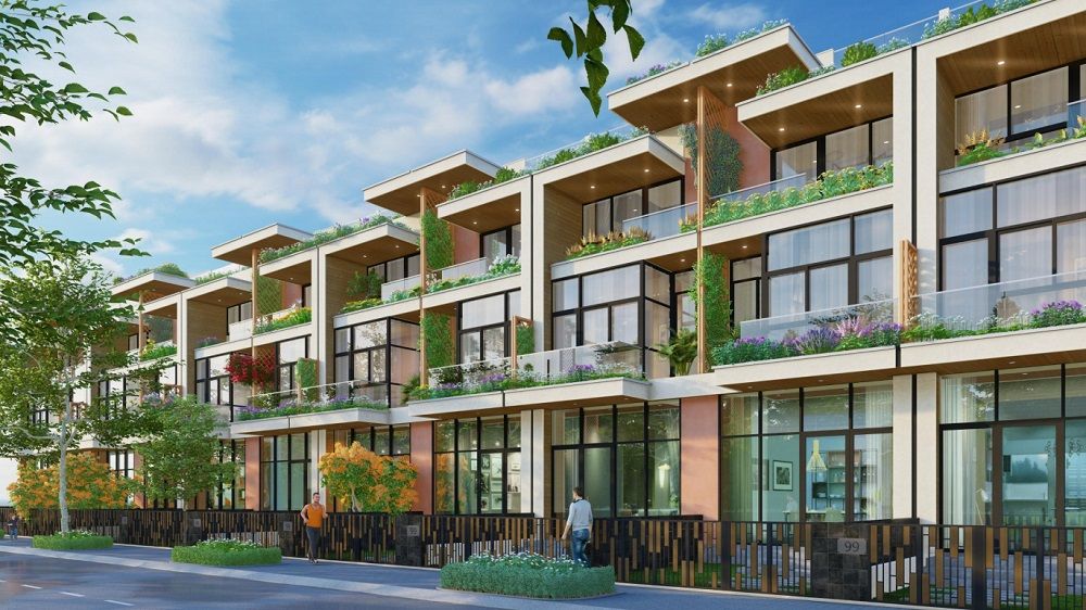 Bán nhà liền kề Vin Hòa Long Bắc Ninh hướng Đông bàn giao nguyên bản MT 5m x 4 tầng ở và kinh doanh