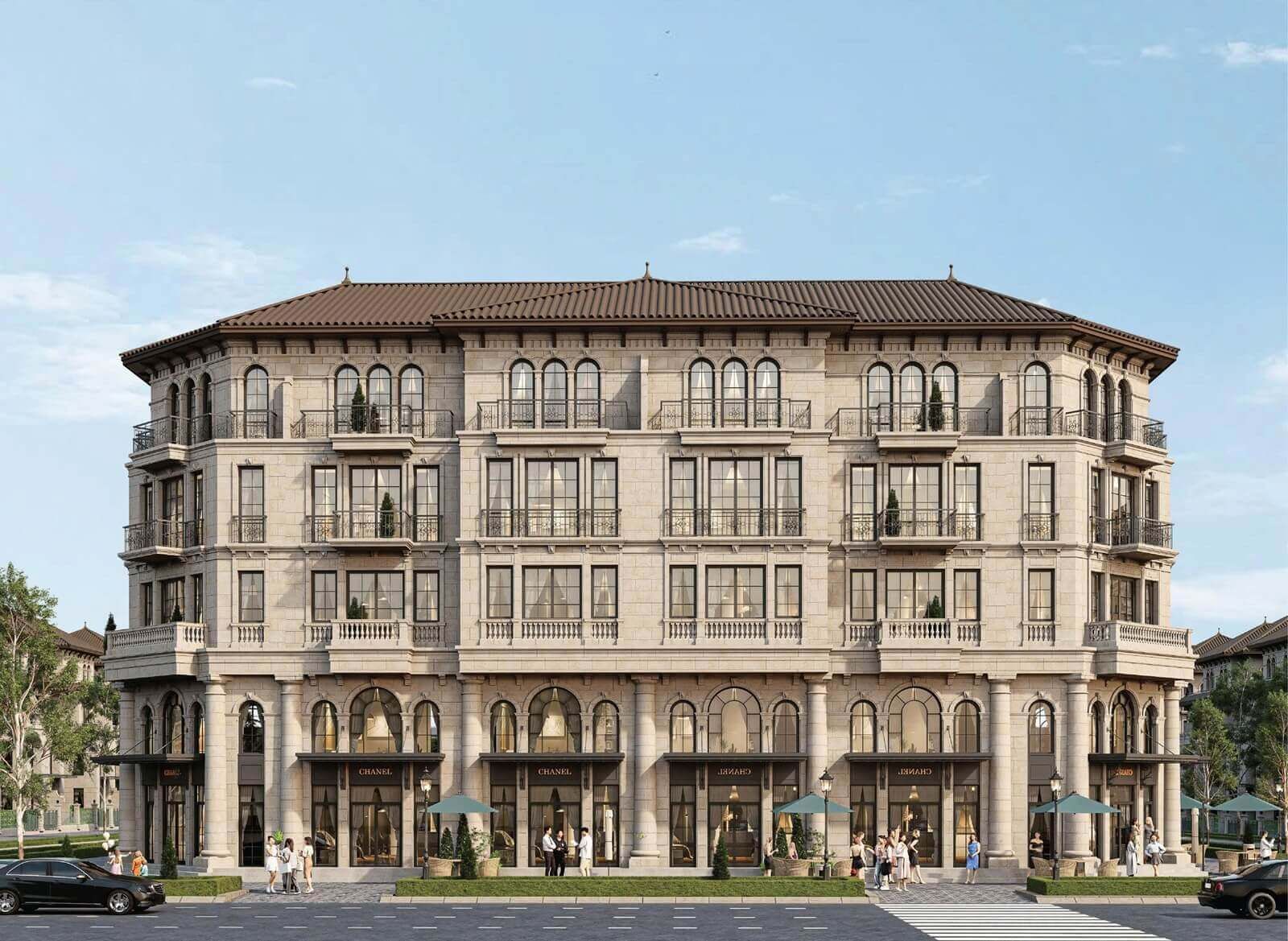 Mua căn góc shophouse Đông Bắc 2 mặt thoáng - VT đẹp kinhd doanh Alluvia Sunshine Marina Hưng Yên