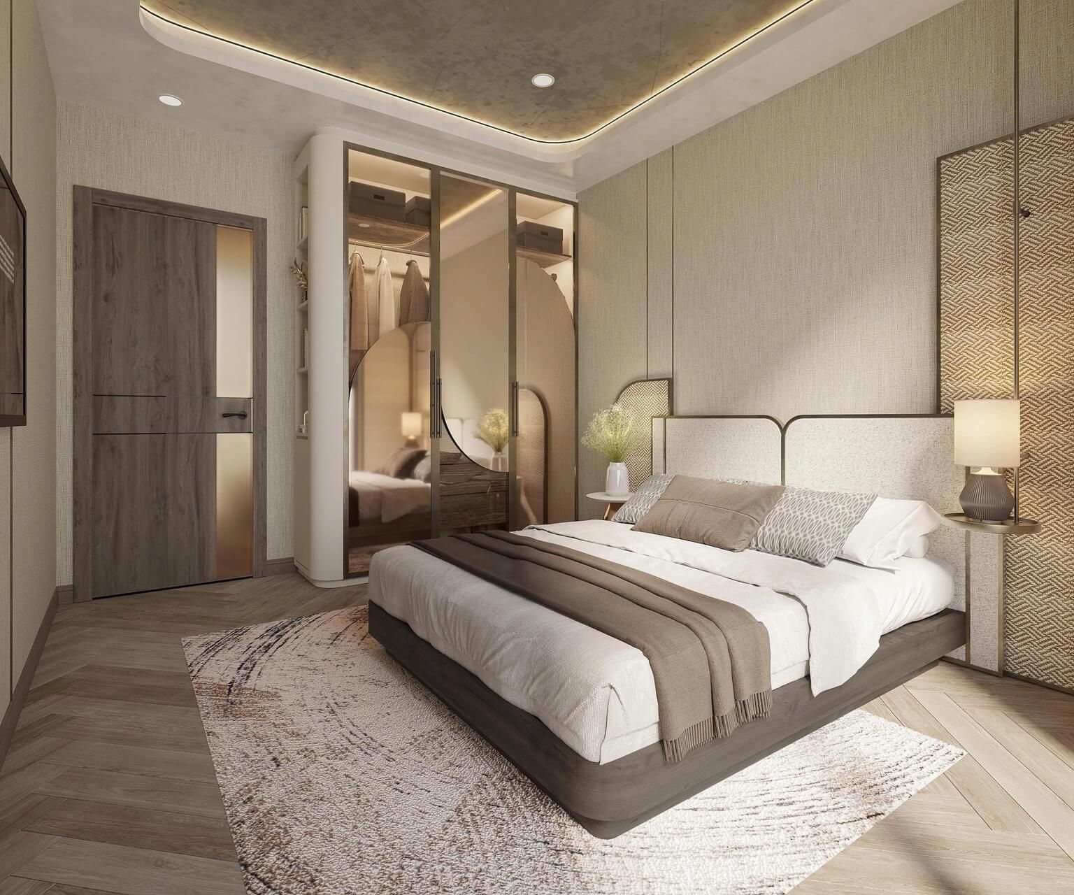Cho thuê căn hộ chung cư The InterOne Bắc Giang 3PN 90m² hướng Tây Bắc – Căn góc 2 mặt thoáng