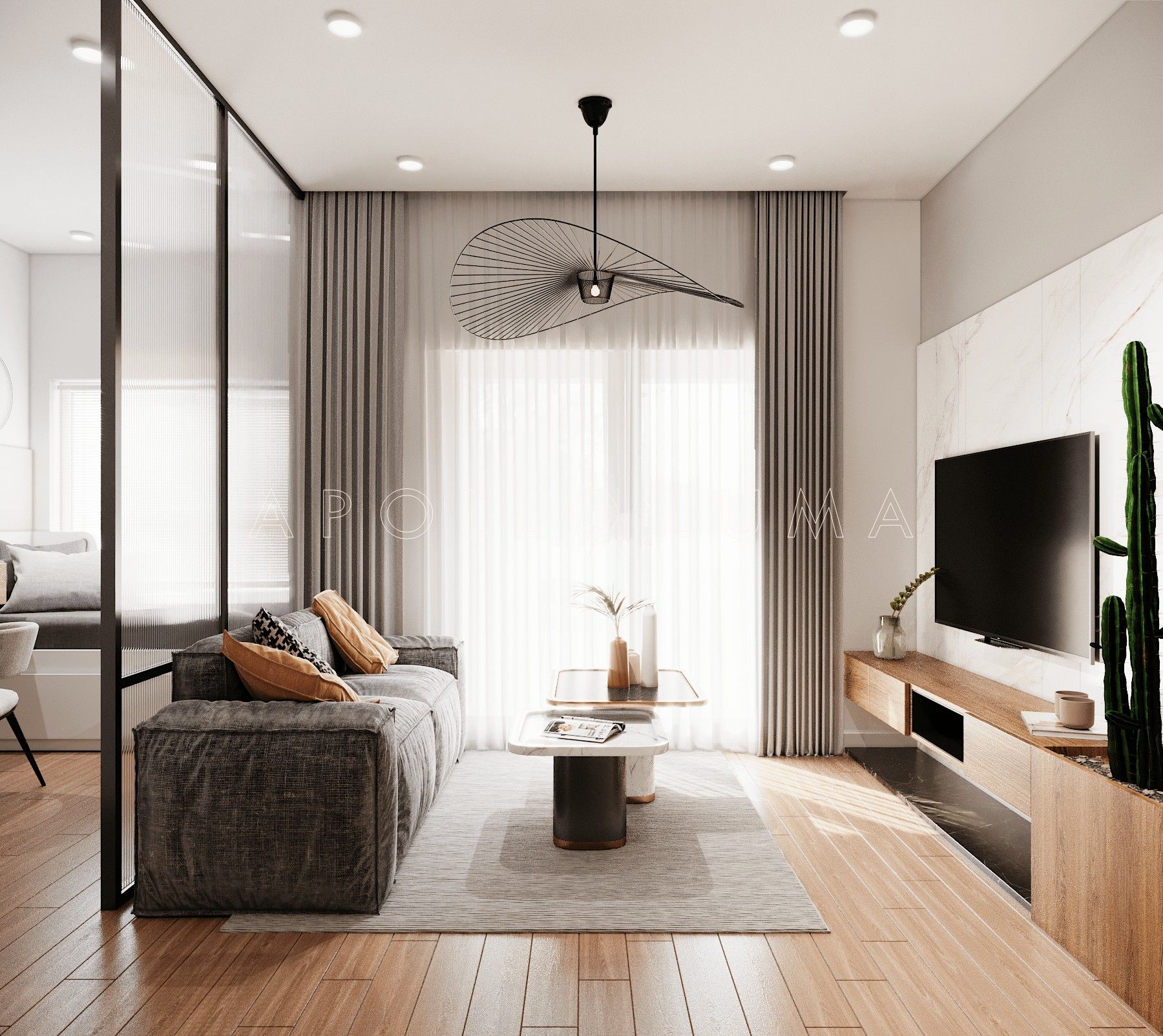 Cần bán căn 2 ngủ 1WC tầng trung ban công Đông Nam nội thất cao cấp Ambience Gamuda Hải Phòng