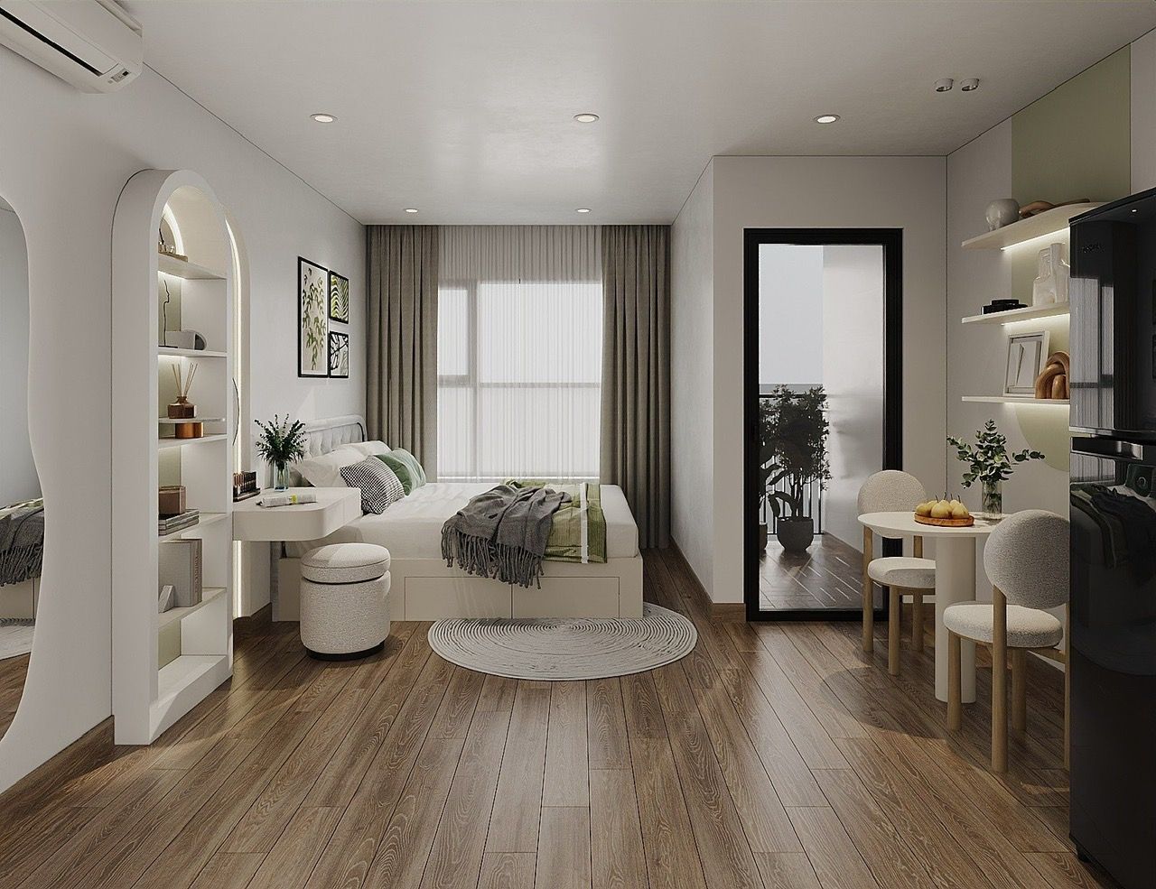 Bán căn góc 3 ngủ tòa P1 hướng Tây Bắc bàn giao CĐT view hồ bơi tầng trung The Parkland Ocean City