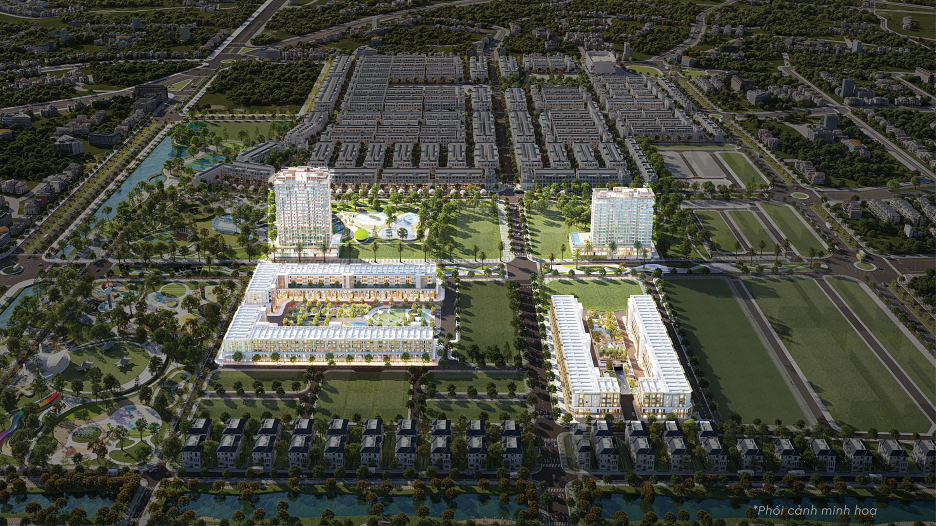 Bán căn hộ Sky Tower A Masteri Sky Quarter hướng Đông Bắc – View hồ & khu biệt thự River Quarter