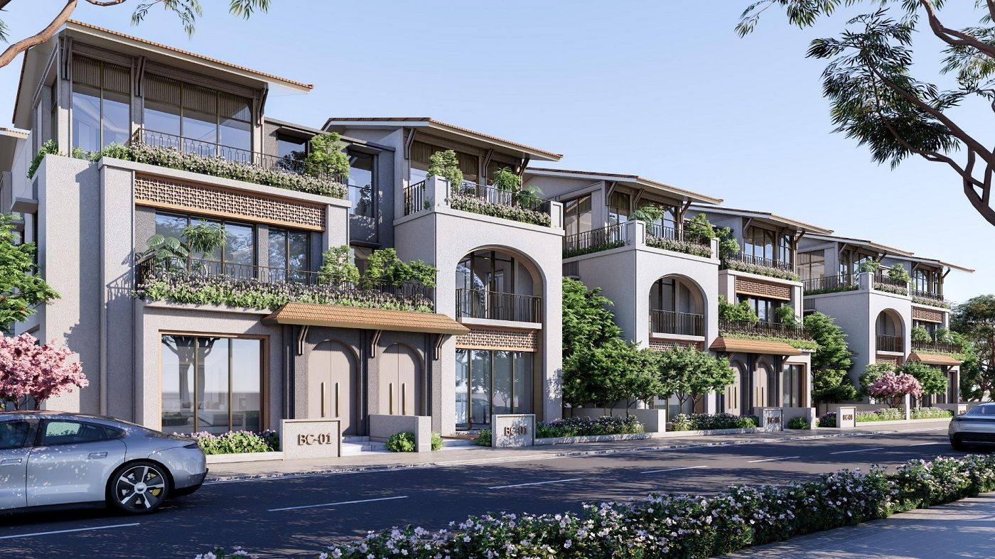 Cần bán biệt thự đơn lập hướng Bắc mặt tiền 6m sân vườn rộng 3 tầng 1 tum Sun Group Bắc Ninh