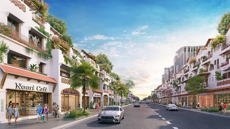 Bán shophouse trục DL15 Tây Nam bàn giao nguyên bản - DT: 87m2 x 4 tầng Sun Nha Trang Charmora City