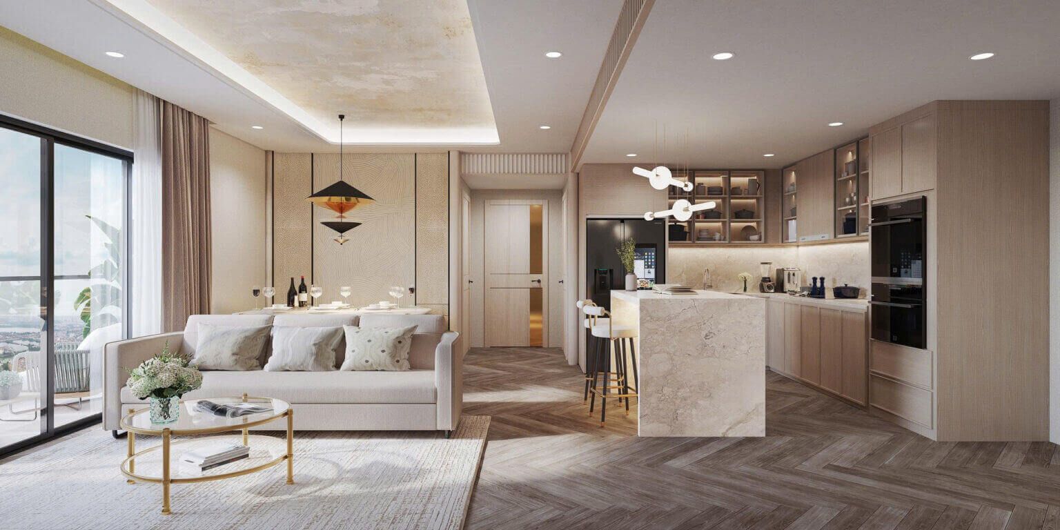 Bán căn góc 3 phòng ngủ hướng Tây ban công view công viên Mandarin Garden 3 Yên Sở nội thất cao cấp
