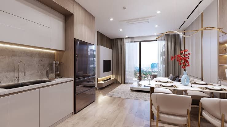 Bán chung cư The Habor Skyline MIK Vũ Yên - 3 ngủ/2WC hướng Tây nội thất hiện đại view biển