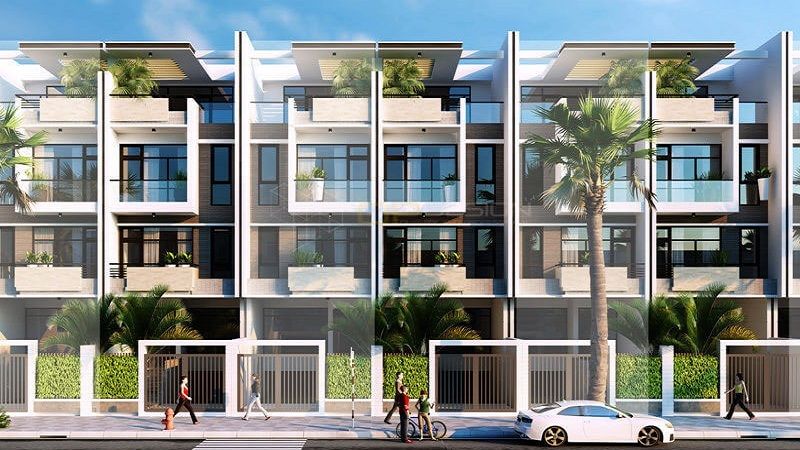Cần bán nhà liền kề chính Nam xây thô 4 tầng mặt tiền 6m gần vườn hoa The Metropolitan Bắc Giang