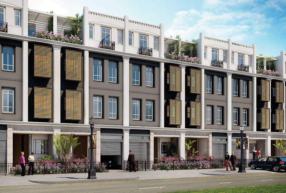 Bán nhà liền kề hướng Đông diện tích 75m2 mặt tiền 3m hoàn thiện ngoài Iconia Lakeside Tố Hữu