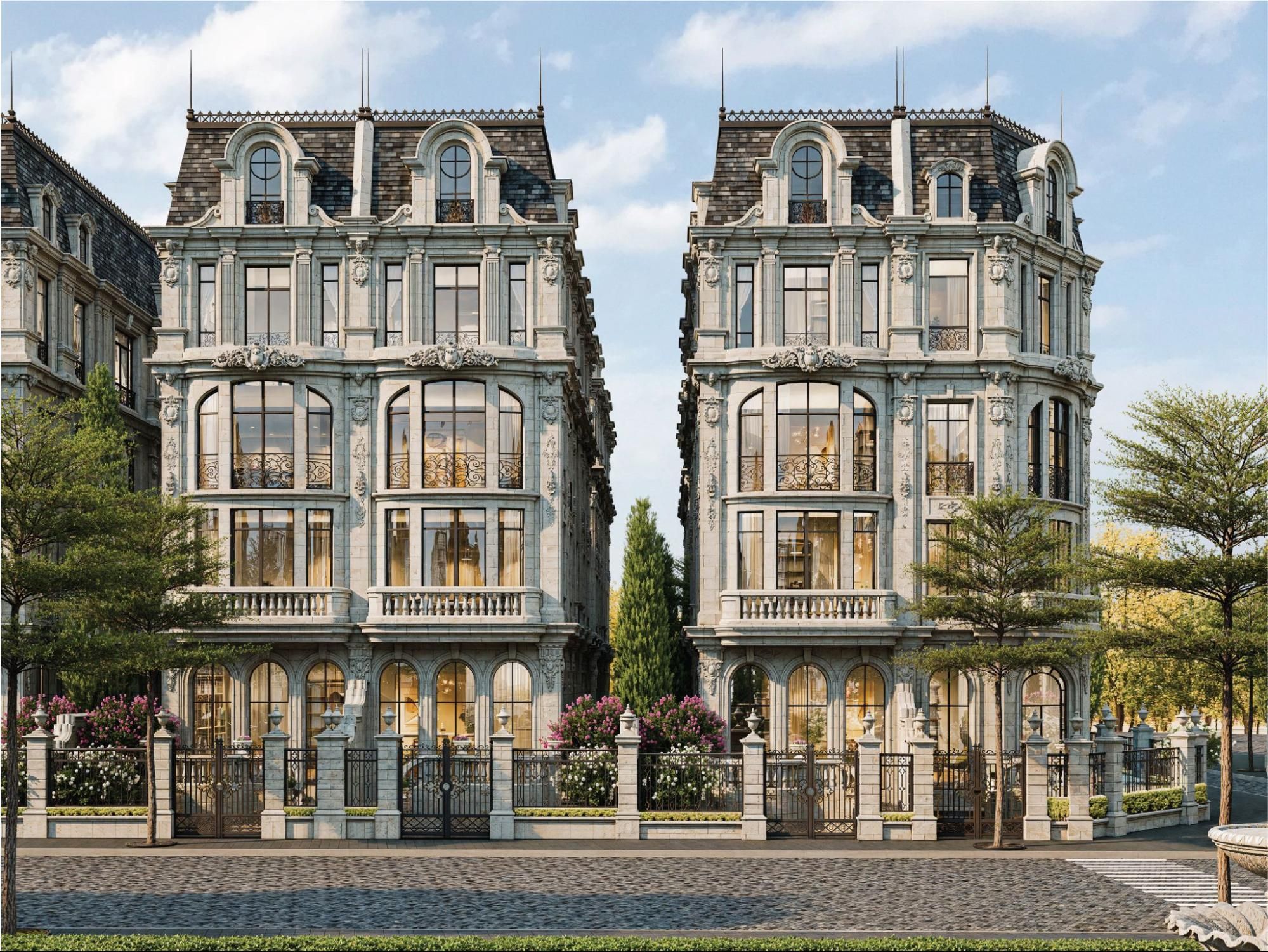 Bán shophouse Tây Bắc bàn giao mặt ngoài Noble Palace Hạ Long diện tích 80m2 x 4 tầng KD Tốt
