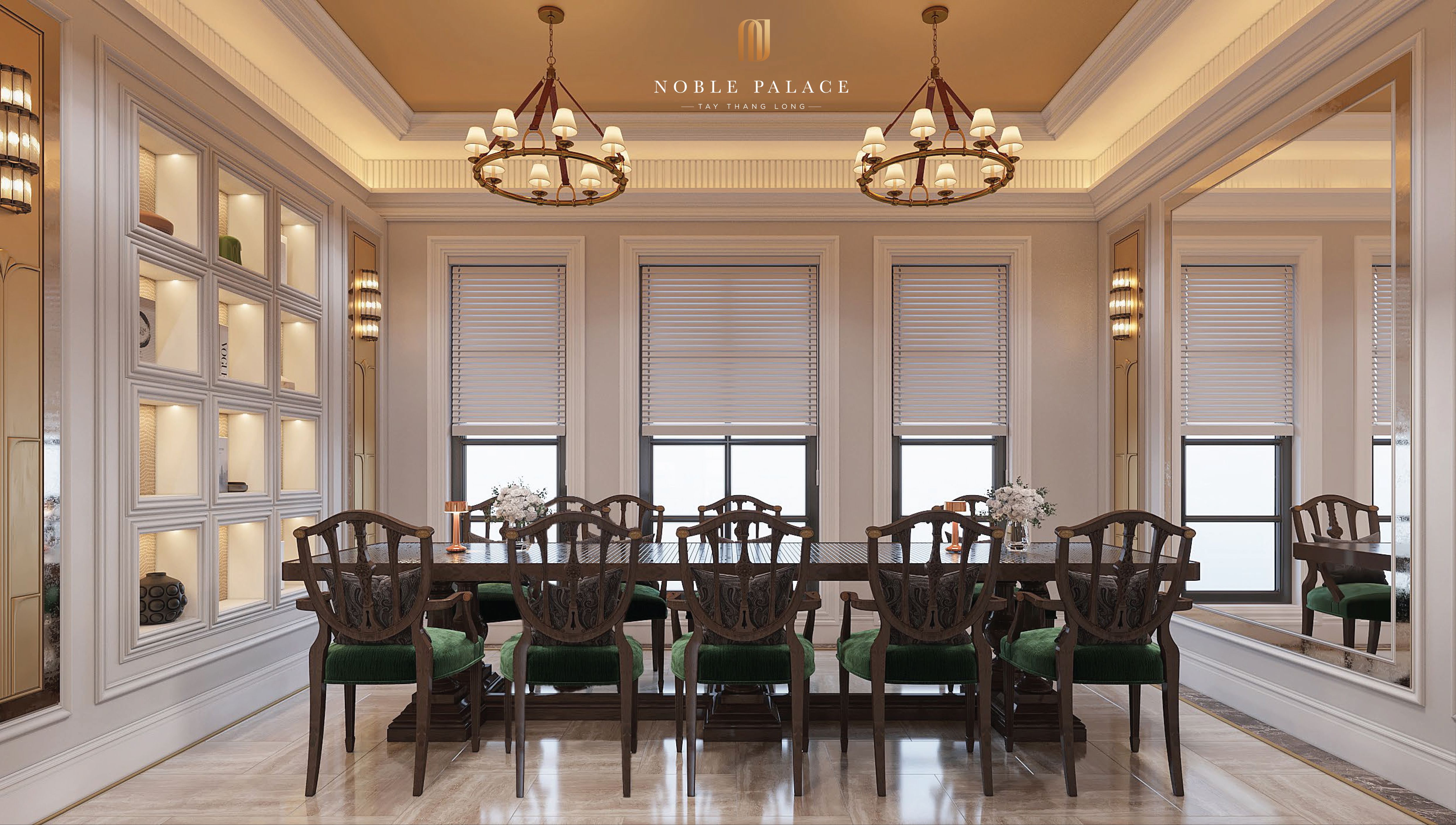 Thuê căn góc shophouse ELEGANT khu Legacy gần Clubhouse chưa nội thất Noble Palace Tây Thăng Long
