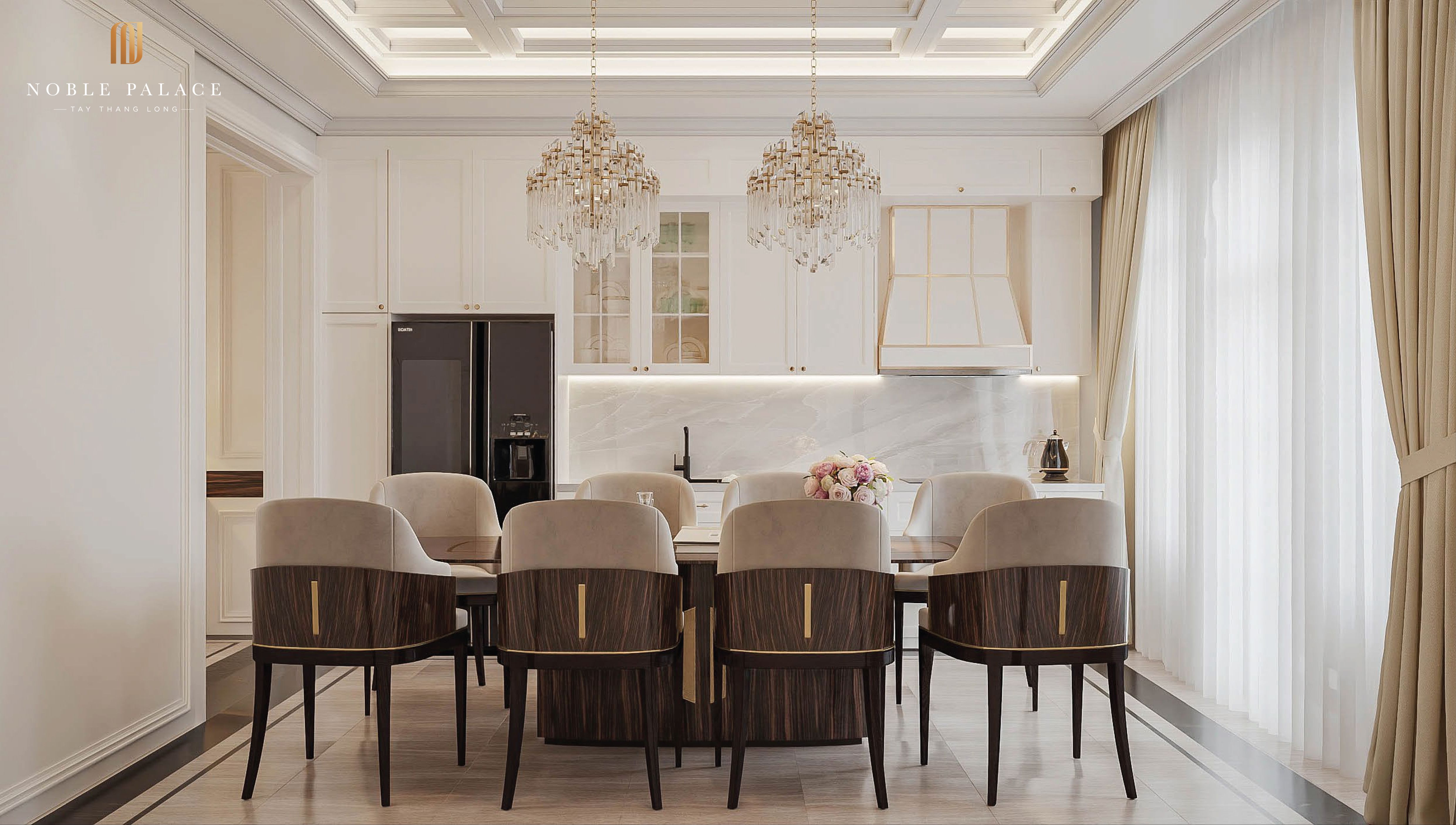 Bán shophouse hoàn thiện mặt ngoài GRAND hướng Bắc kế cận bể bơi Noble Palace Tây Thăng Long