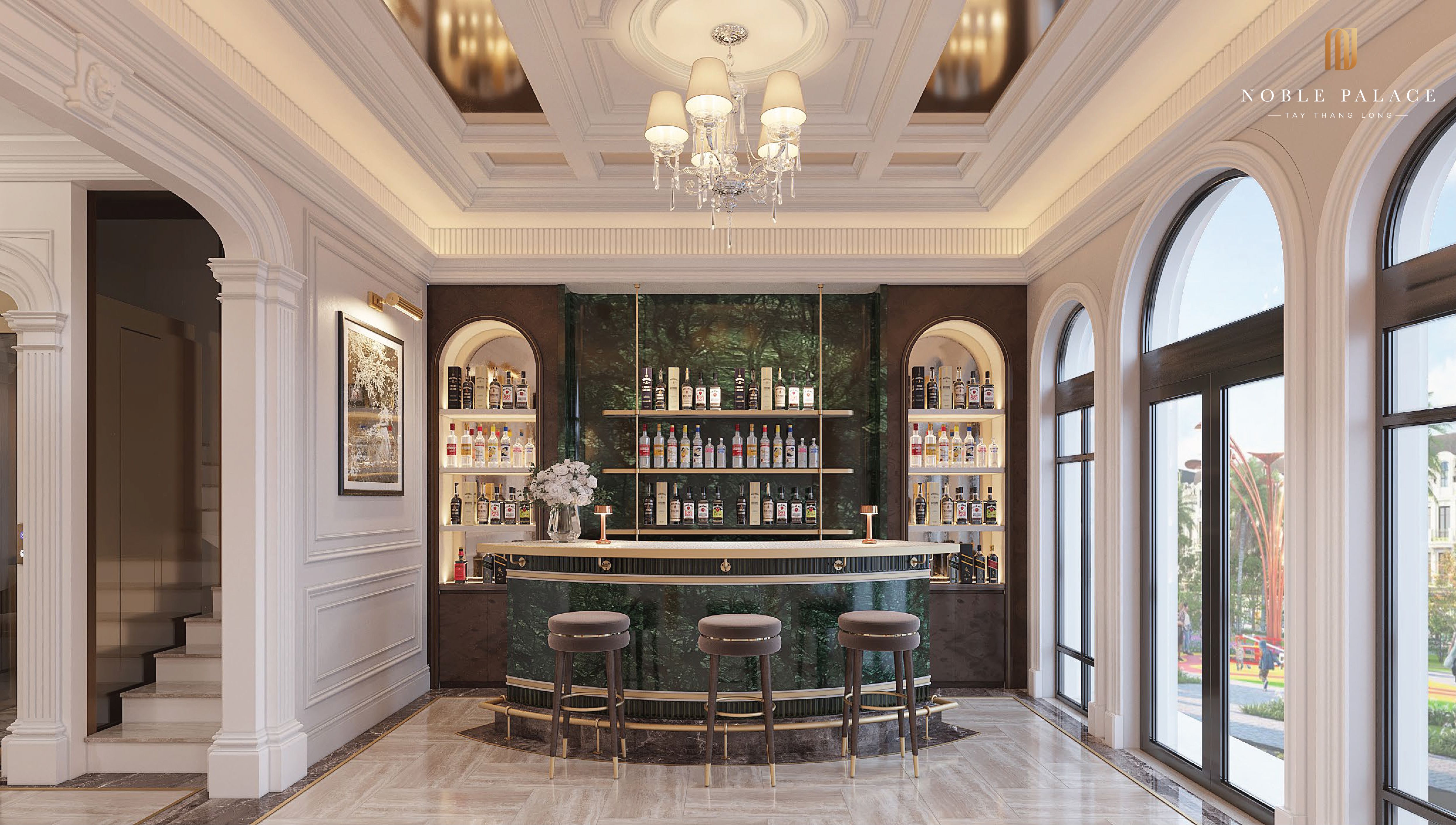 Mua căn góc shophouse Grand Tây Bắc gần Clubhouse kinh doanh tốt Noble Palace Tây Thăng Long
