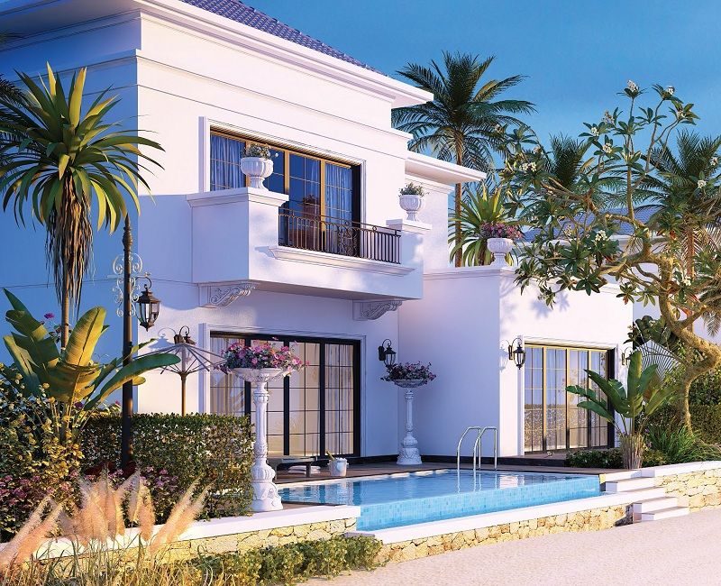 Cần bán biệt thự song lập chính Bắc DT: 250m2 bể bơi riêng vài bước ra biển Vinhomes Nha Trang