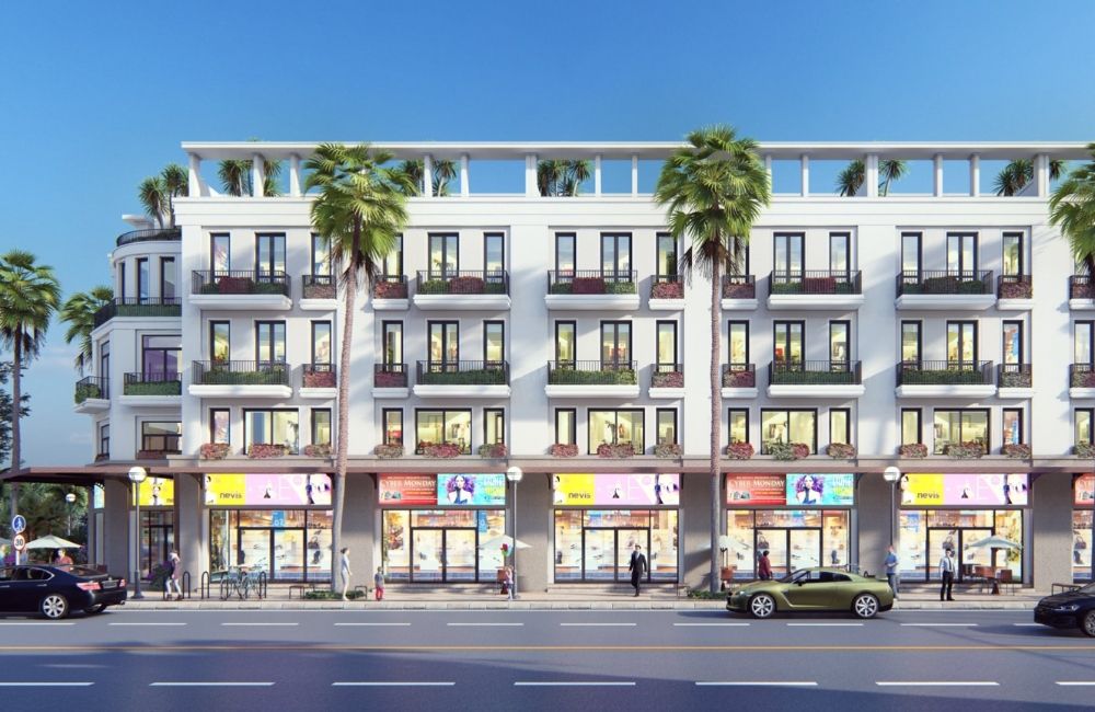 Bán liền kề hướng Đông Tứ Trạch xây thô bên trong diện tích 75m2 x 4 tầng Vinhomes Pearl Bay