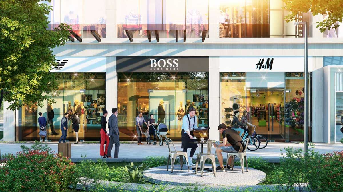 Mua shophouse chân đế hướng Bắc đối diện công viên KD Thuận lợi Masteri Grand Coast Hưng Yên