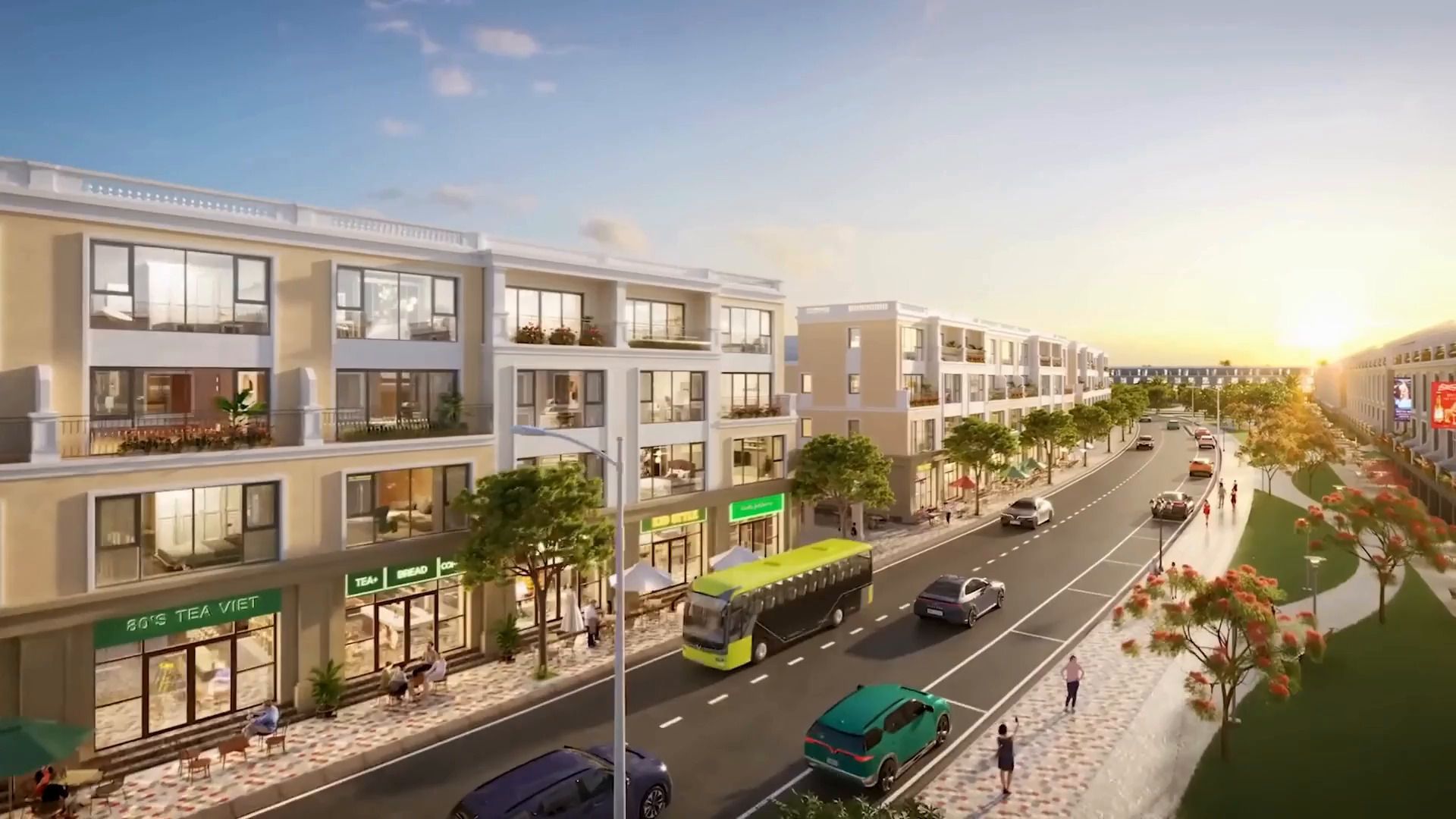 Mua nhà phố shophouse Tây Tứ Trạch vài bước ra biển VT đẹp KD DT: 80m2/4 tầng MIK Green Cần Giờ